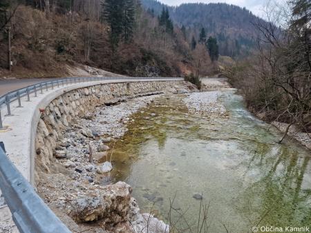 Sanacijska obnova vodotokov in hudournikov po poplavah v Kamniški Bistrici (5)